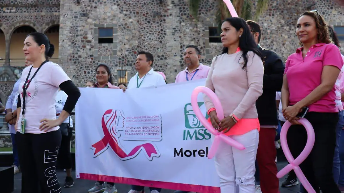 Caminata rosa imss-luis flores